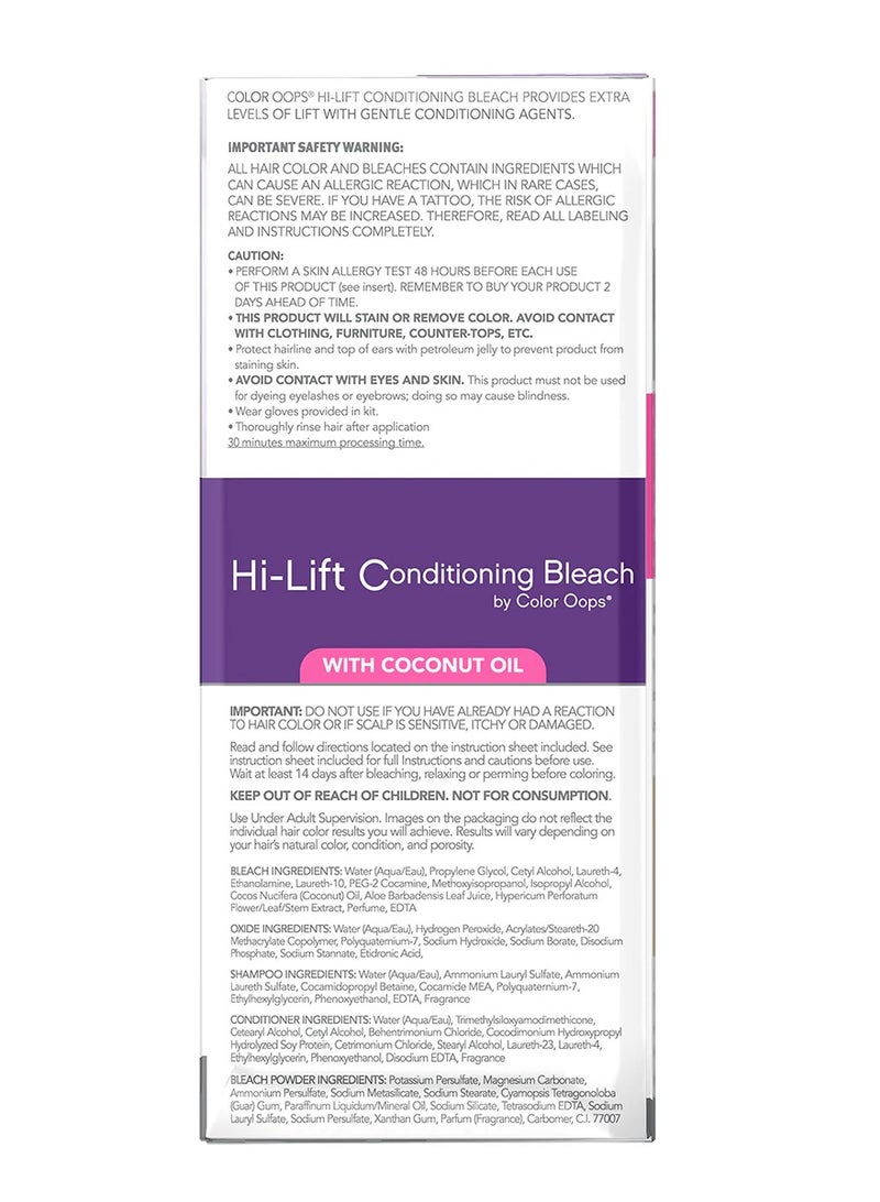 Color Oops Hi-Lift Conditioning Bleach - Image 3