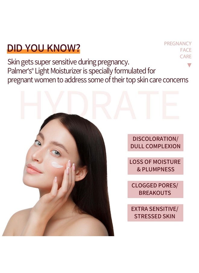PALMER'S - Pregnancy Light Facial Moisturizer 2.5 Fl. Oz. - Image 1