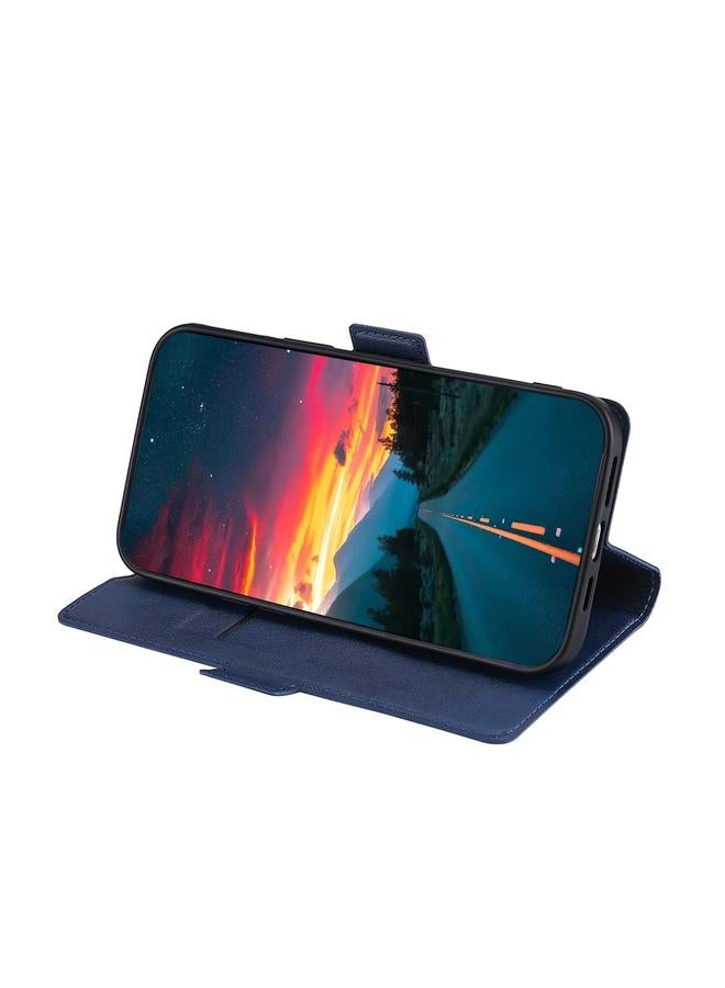 S-TOP Case For OPPO Realme C15 Ultra-thin Voltage Side Buckle PU + TPU Leather Phone Case - Image 4