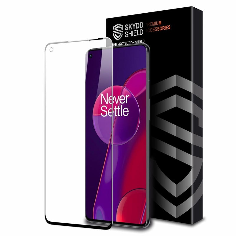 Skyddshield Military-Grade Gorilla Tempered Glass For Oneplus 9Rt (6.62 Inch) With Installation Kit | Edge to Edge Coverage | Black - Image 1