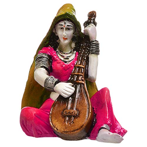 KARIGAARI - Ideas Hand Crafted Rajasthani Traditional Showpiece Women Figurine Idol for Home Decoration - Image 2