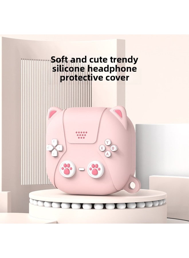 Loquat For SamsungBuds2pro Headset Protective Case BudsLive Liquid Silicone Soft Case BudsFE Protective Case-Color:Light Purple-Model:For SamsungGalaxy Buds3/3pro - Image 3