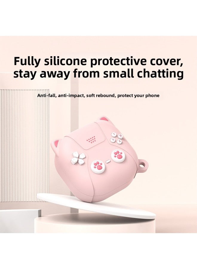 Loquat For SamsungBuds2pro Headset Protective Case BudsLive Liquid Silicone Soft Case BudsFE Protective Case-Color:Light Purple-Model:For SamsungGalaxy Buds3/3pro - Image 4