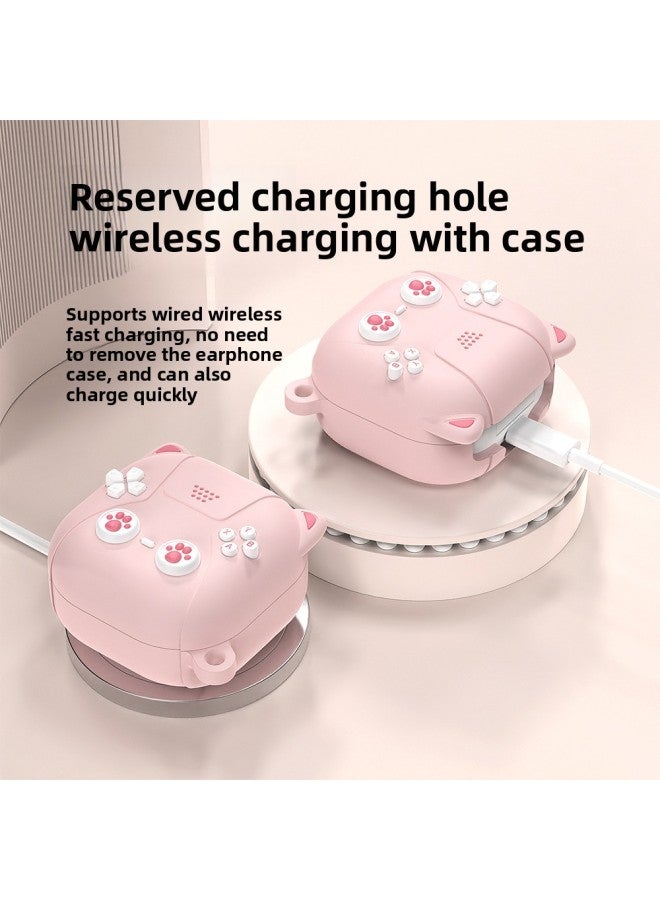 Loquat For SamsungBuds2pro Headset Protective Case BudsLive Liquid Silicone Soft Case BudsFE Protective Case-Color:Light Purple-Model:For SamsungGalaxy Buds3/3pro - Image 5