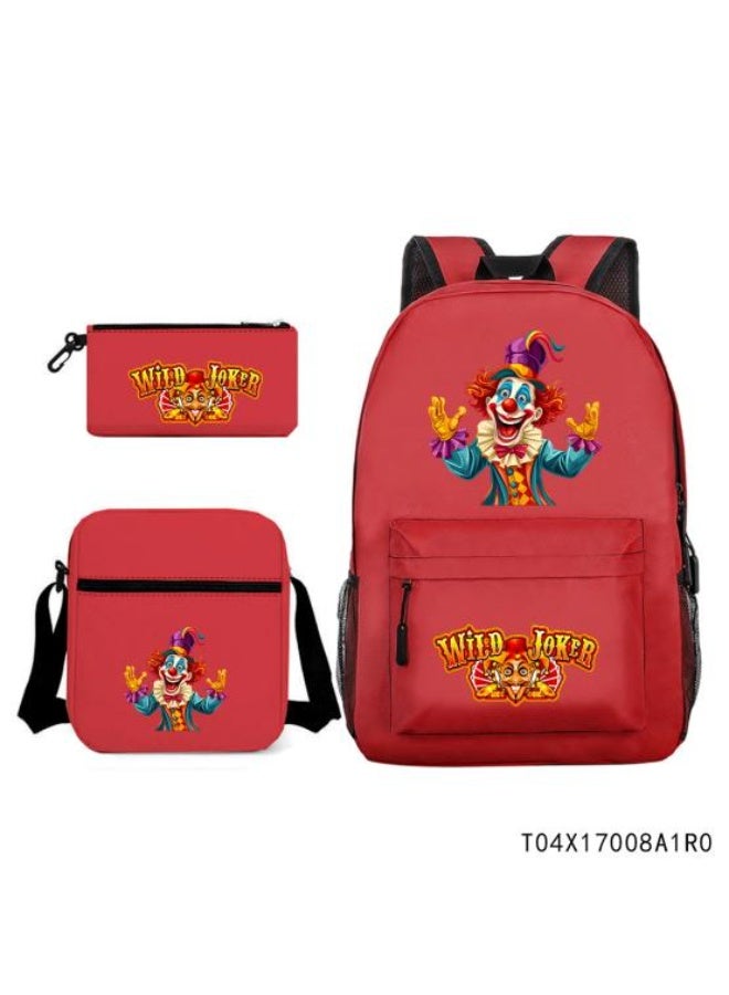 Exquisite animation backpack three-piece set, outstanding design, diversified storage and super convenient - 526 - Image 1