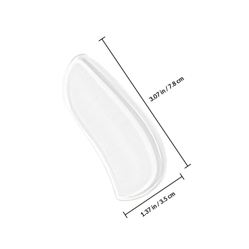 Orthotic Shoe Inserts 4 Pairs Small Size Flat Feet Correcting Half Heel Insoles - Image 3
