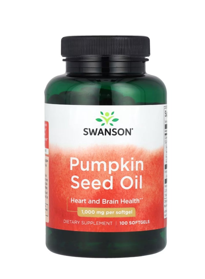 سوانسون زيت بذور اليقطين 1000 مجم 100 كبسولة هلامية - Image 1