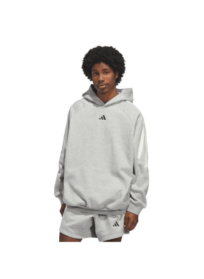 adidas Basketball 3-Stripes Fleece Hoodie (Gender Neutral) - Image 1