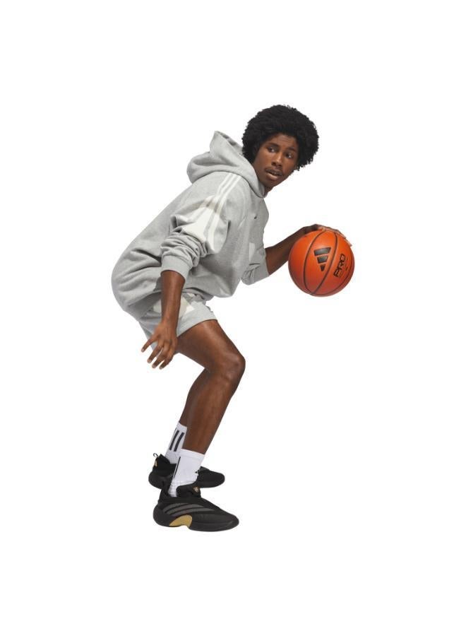 adidas Basketball 3-Stripes Fleece Hoodie (Gender Neutral) - Image 5