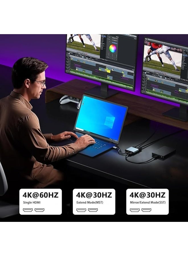 هوتو محول HOOTOO USB-C 3 في 1 الأصلي بدقة 4K – يدعم HDMI وUSB 3.0 ومنفذ شحن تايب سي، محول عرض وشحن فائق السرعة لأجهزة اللابتوب والآيباد والجوال، وصلة تايب سي متعددة المنافذ لنقل البيانات والعرض على الشاشات بدقة عالية، تصميم معدني أنيق Plug & Play محول من لايتنق الى HDMI وصلة تلفزيون ذكي وصلة تلفزيون للايفون والجلكسي وصلة تايب سي ب 3 منافذ وصلة لابتوب اتش دي وصلة اتش دي للبروجيكتر وصلة ايباد اتش دي وصلة اتش دي وصلة ابل وصلة ابل محول  محول تايب سي محول تلفاز - Image 2