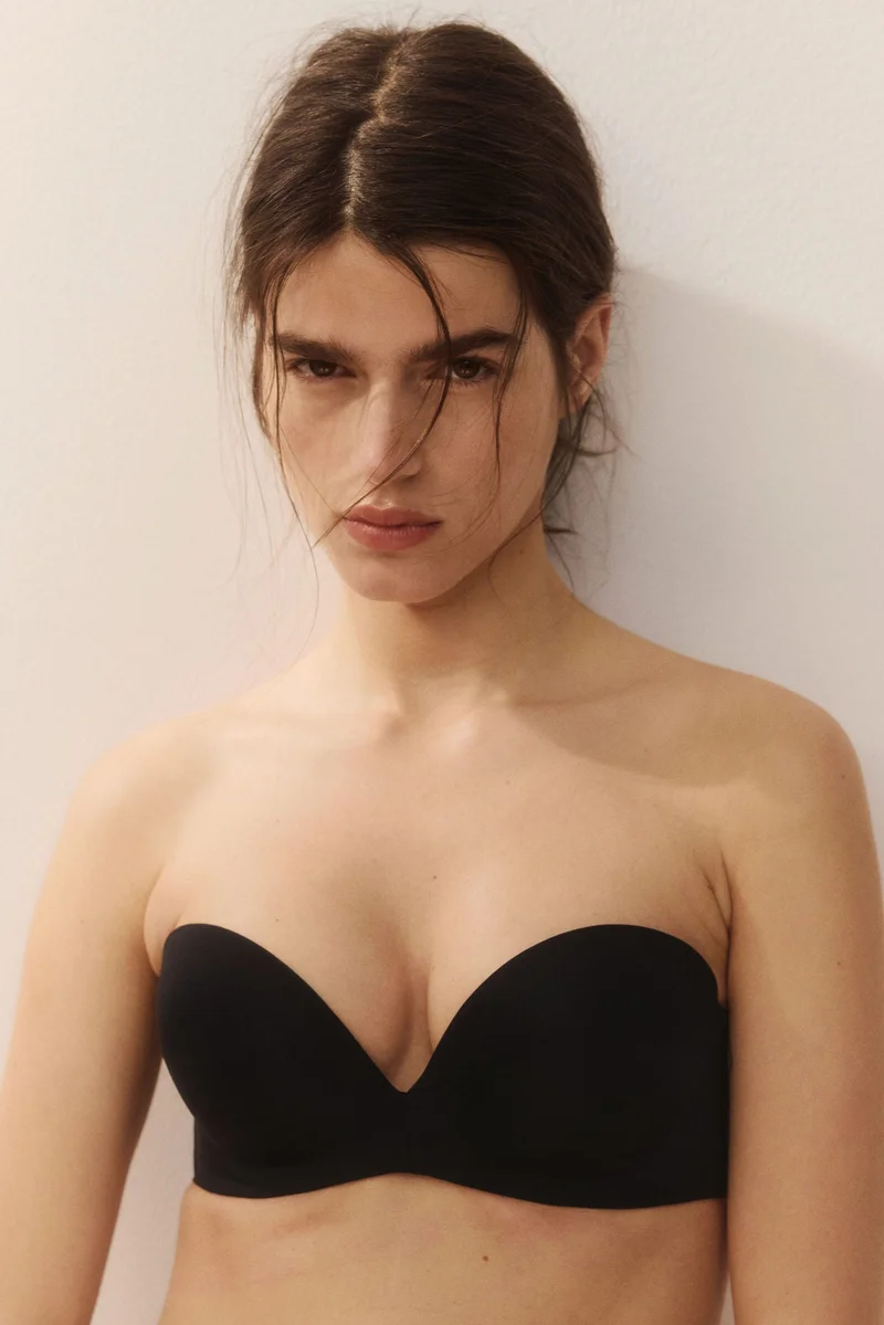 اتش اند ام حمالة صدر سوبر بوش-أب من نسيج مايكروفايبر