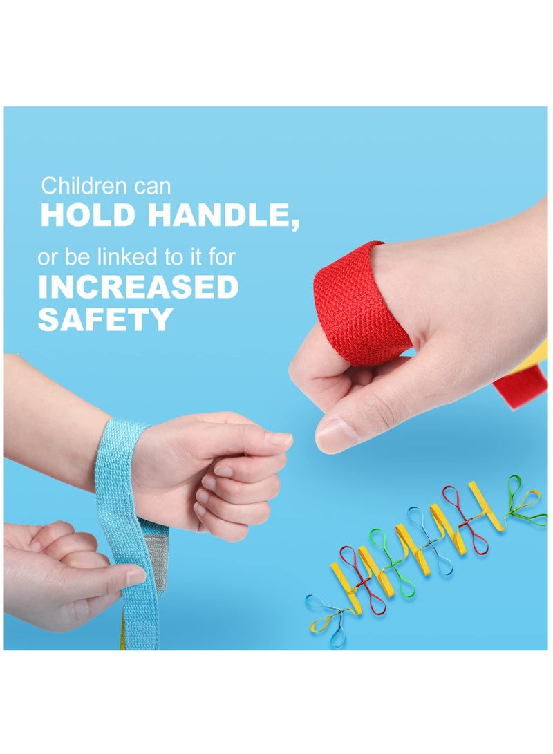 Excefore Toddler Walking Rope, Preschool Walking Rope with Handles Children Safety Walking Rope Preschool Walk in Line Ropes Fits up to 12 Children 2 Teachers for Toddlers Kids Daycare Preschool Walk Guides  - Image 2