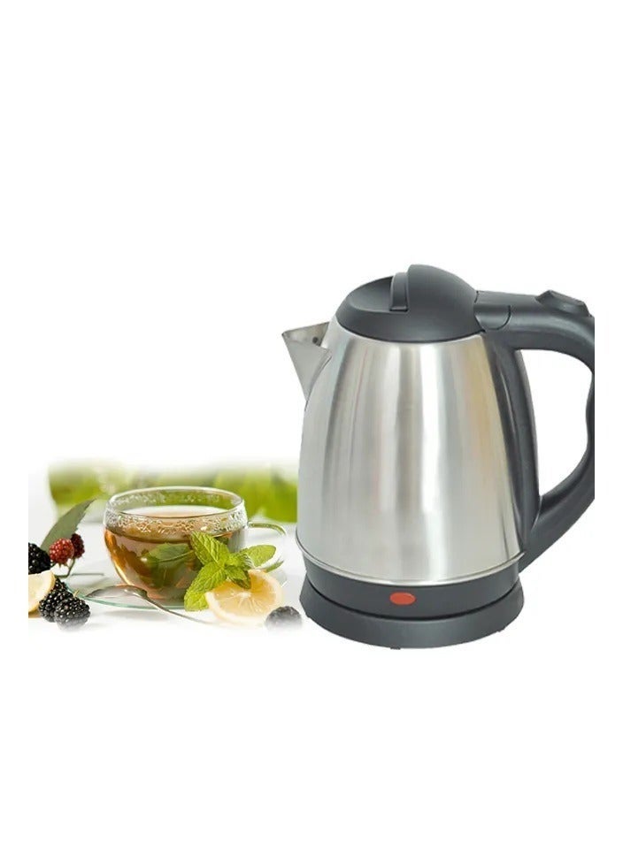 Denx Powerful Body Stainless Steel Electric Kettle 2L Fast Boiling 1500W For Coffee, Tea And Hot Drinks - Image 4