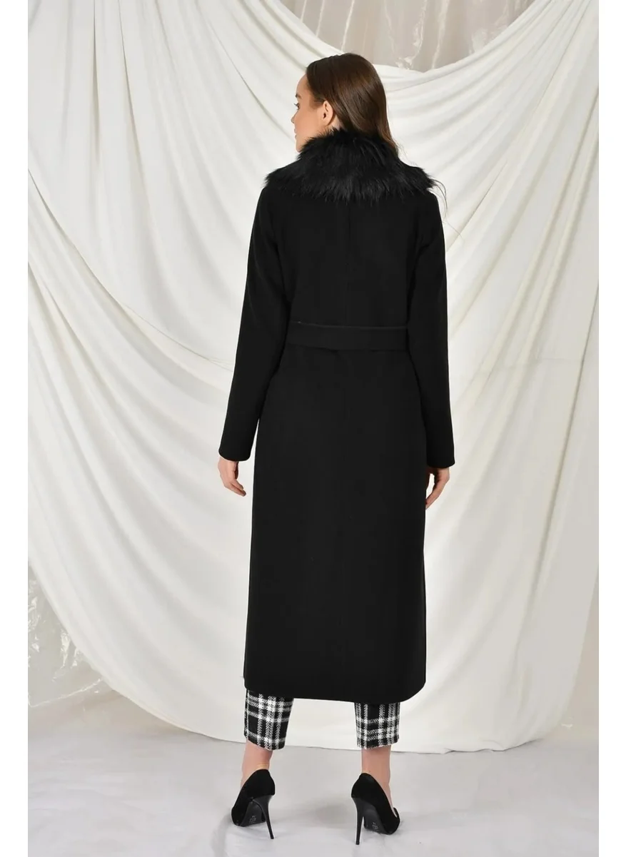 Barbora Full Collar Fur Coat