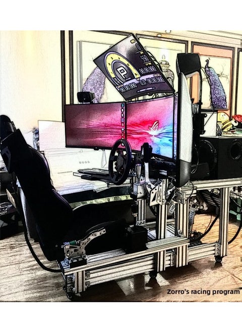 The Fever Level Plan SZ Simulator Plan Z's Imagic Zorro Silver Racing-Product Color:(4th Screen Extension Stand)