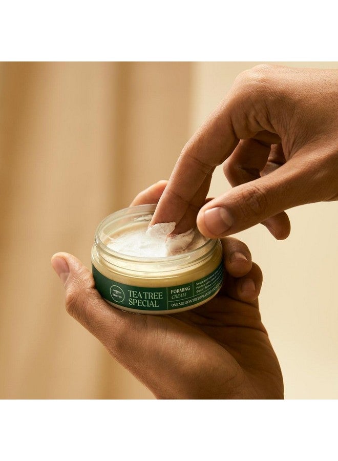 Tea Tree Forming Cream, Flexible Hold, Natural Shine Finish, For All Hair Types, Especially Medium to Coarse, 3 oz - Image 3