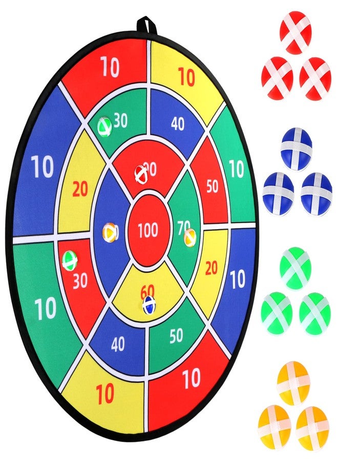 FINENIC Toys Gifts for Kids Boys Daughter Son Birthday 29" Large Dart Board for Kids, Double-Sided Kids Dart Board with Sticky Balls, Indoor Sports & Outdoors Fun Party Play Games Toys - Image 1
