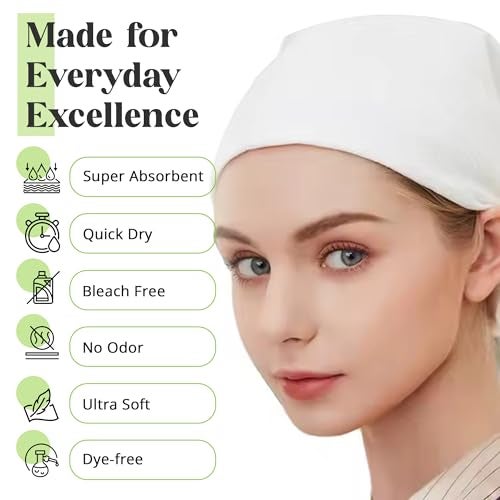 DAVELEN Disposable Large Luxury Towels (50-Count) Spa and Salon Quality Softness for Guests, Clients | Hair, Face, Body Use | Luxurious Comfort, Ecofriendly (050, 32x16 inches) - Image 2