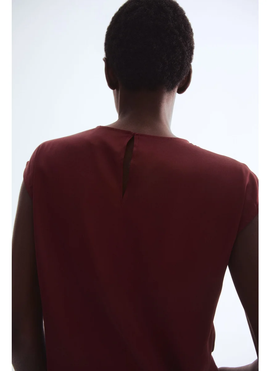 اتش اند ام Pleat-Front Blouse