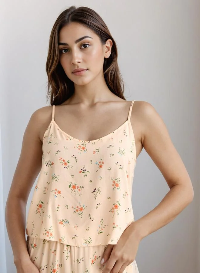 Splash FAV Pyjama Set with Robe Sleeveless Top & Pyjamas