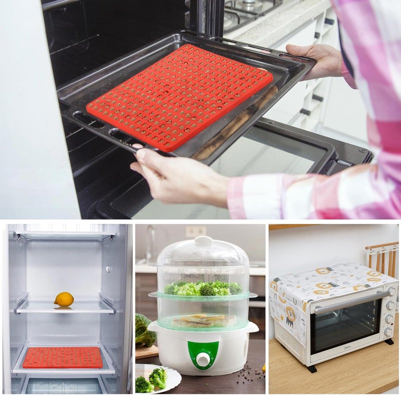 BTYMS 2 قطع قوالب سيليكون دائرية صغيرة 468 تجويف قوالب نصف كروية لصنع رقائق الشوكولاتة والحلويات والخبز وذوبان الشمع والخرز وكرات الثلج ومكافآت تدريب الكلاب - Image 5