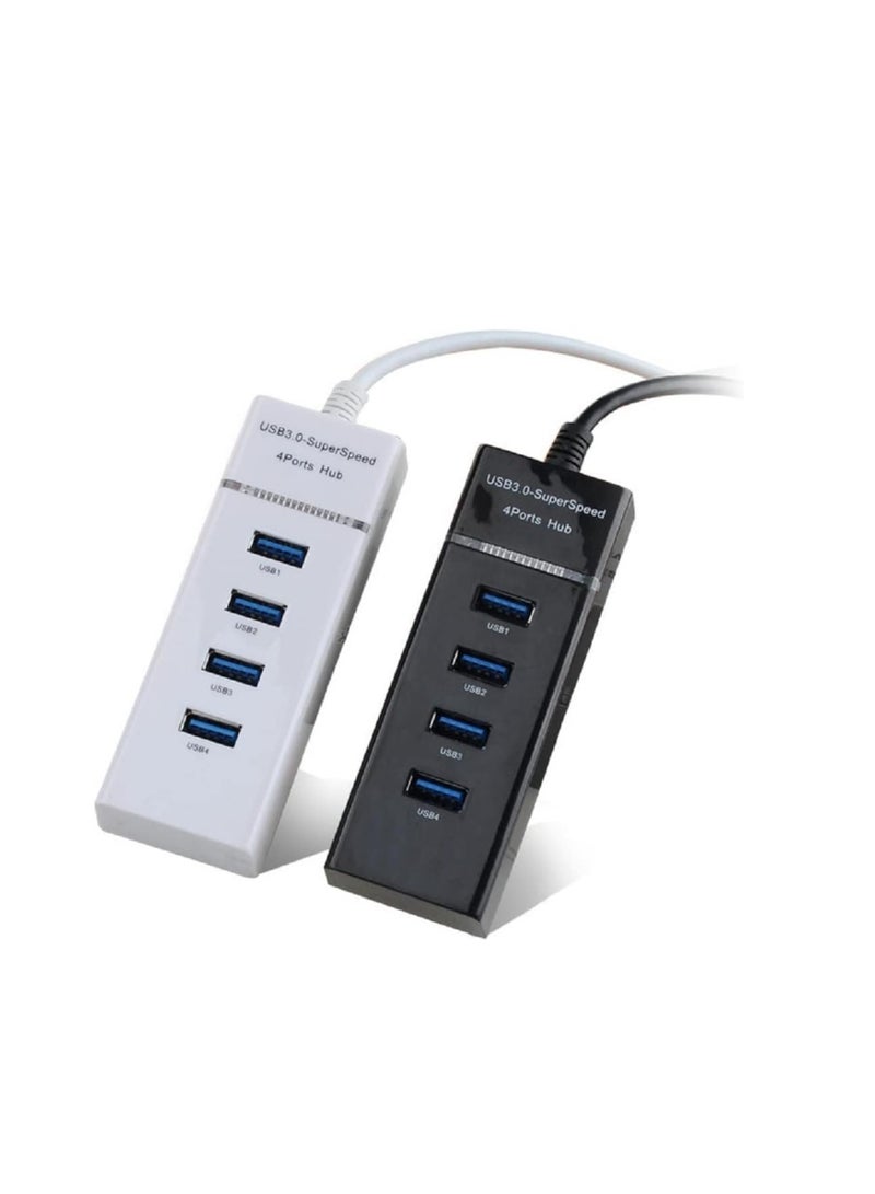 Terabyte 4 Port USB HUB SuperSpeed 3.0 High-Speed Multiport Slim USB Hub 1 feet Cable Length Adapter and Led Indicator Compatible for Pendrive, Mouse, Keyboards, Mobile, Tablet ( Black ) 010 - Image 4