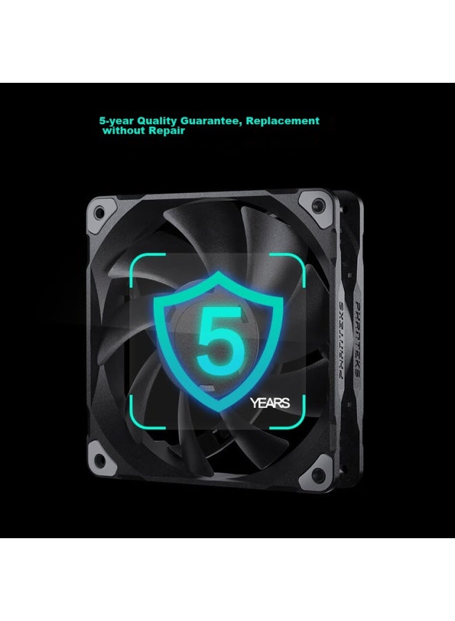 Phanteks M25 Black 12cm Desktop Case Cooling Fan - Image 5