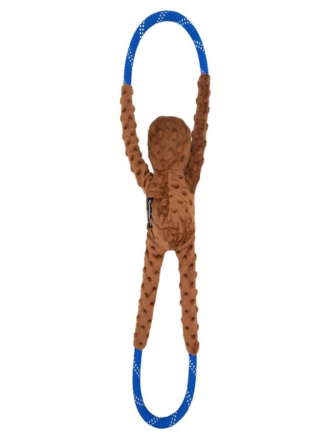 ZippyPaws RopeTugz - Durable Dog Pull Rope Toy, Interactive Tug of War for Large, Medium, & Small Dogs, Squeaky Pet Products to Keep Them Busy, Made with Heavy Duty Climbing Rope - Sloth - Image 2