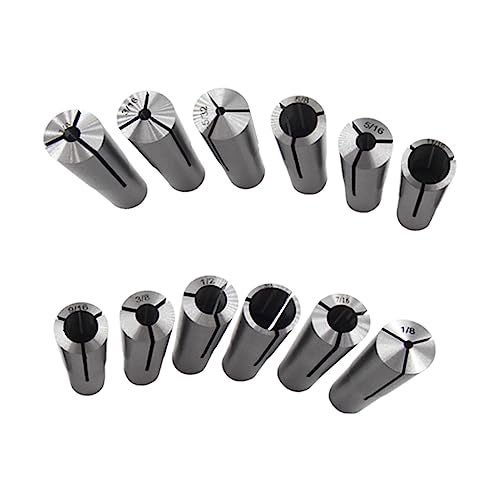 findmall 3MT MT Collet 12 Pcs Set 1/8" - 3/4" With 3/16 1/4 3/8 1/2 5/8 Chuck Fit for Bridgeport - Image 3