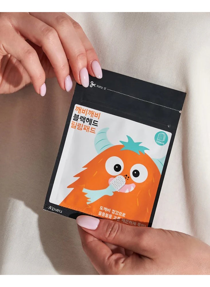 إيه بيو A'Pieu Goblin Blackhead Peeling Pad 5pcs x 1 pack - Image 1