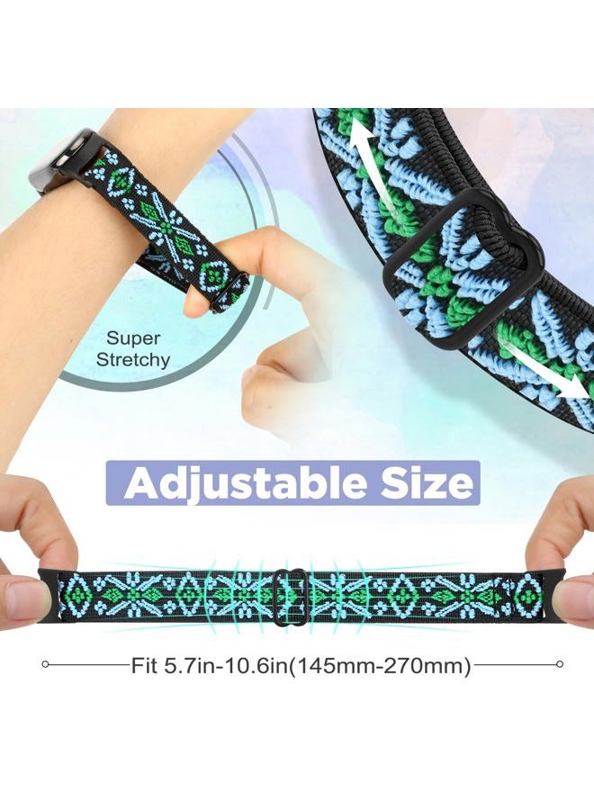 Bcuckood Elastic Bands Compatible with Xiaomi Mi Band 8, Elastic Solo Loop Soft Nylon Elastic Strap Replacement Bracelet for Xiaomi Mi Band 8 Women Menï¼œ3 PCS - Image 4