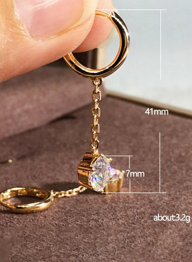 تايك تو Embellished Drop Dangle Earrings