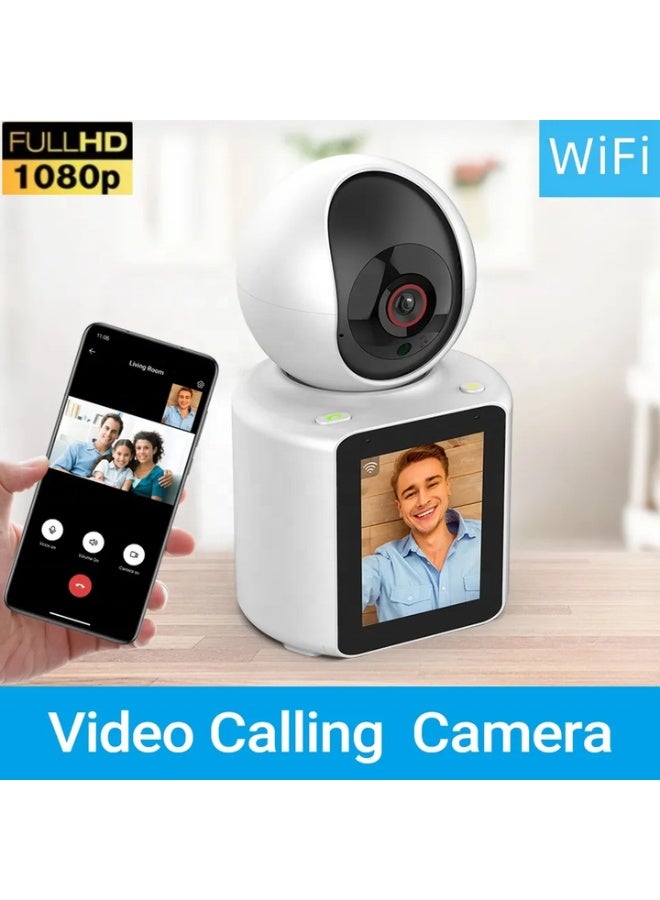 JOMILA Smart WiFi Video Calling Camera with Screen - 1 Click Call, Two-Way Video Calling, 360° View | Motion Detector, Night Vision, App Alert Indoor Pet Monitoring, Ideal for Baby Monitor, Pet Camera - Image 5