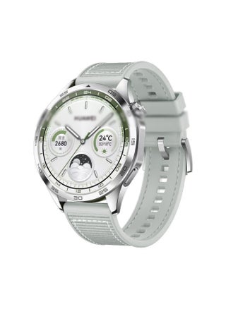 Suitable For Huawei GT4/GT5 Watch Strap Silicone Nylon Wristband Woven Composite Solid Color Ribbon Watch Band-Colour:White (same Model As Gt4)-Specification:22mm (white Box) - pzsku/ZCD4E000379E53262EAC4Z/45/1744014484/7ee3394f-5152-490d-beff-4d0b0b59b334