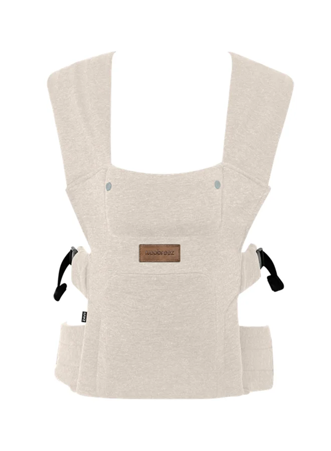 neobreez ZAVII 2-in-1 Convertible Baby Carrier for Newborns to Toddlers, Extra Soft&Ergonomic Baby Wrap with Head Support,  Detachable Privacy Hood&Saliva Bib, Lightweight, Adjustable Hip Carrier, 7–26 lbs, 3–12 kg