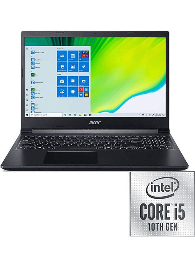 Acer Aspire 7 15.6 inch Full HD  Core i5-10300H 16 gigabyte Ram 1TB SSD 4 GTX 1650  Graphic Card - Windows English/Arabic Black - Image 1