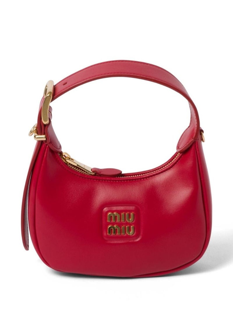 ميو حقيبة كتف هوبو جلدية من MIU  - Image 1