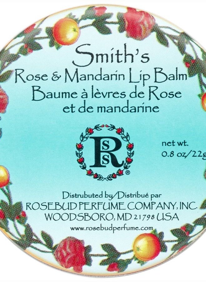 Rosebud Smith's Lip Balm, Rose and Mandarin, 0.8 Ounce  - Image 2