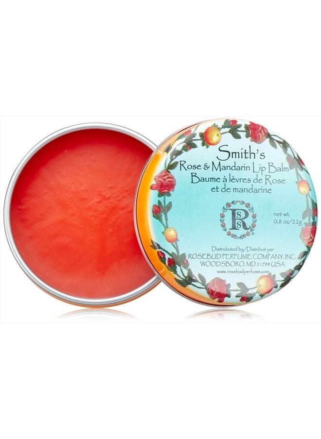 Rosebud Smith's Lip Balm, Rose and Mandarin, 0.8 Ounce  - Image 1