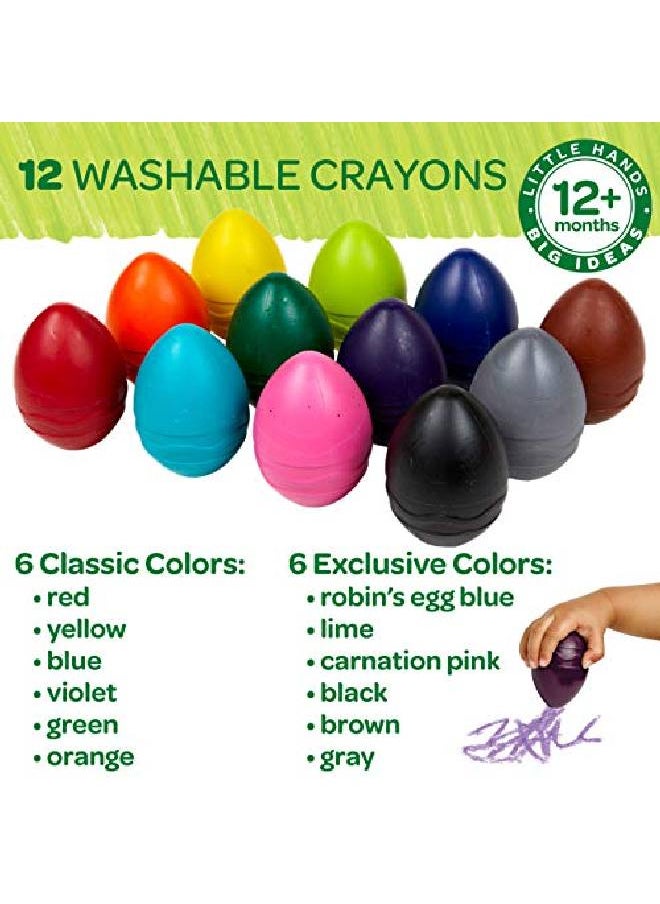Toddler Crayons In Egg S Gift For Toddlers12 Count