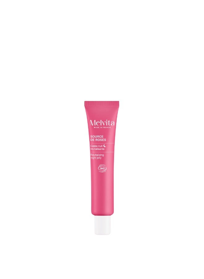 Melvita Source de Roses Gelée de Nuit Revitalisante Bio 40 ml - Image 1