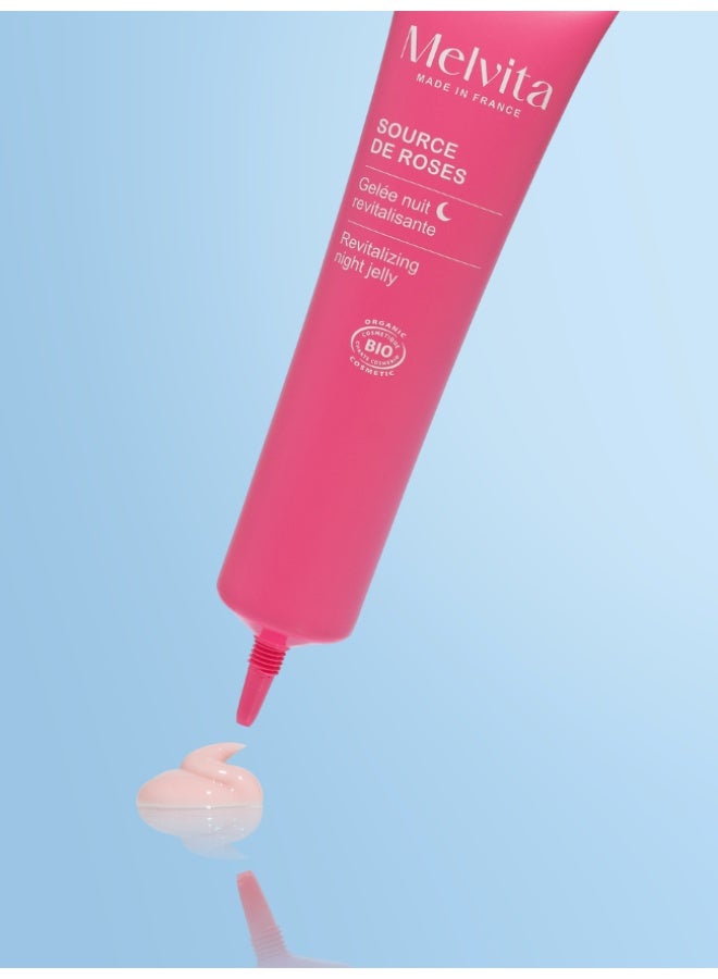 Melvita Source de Roses Gelée de Nuit Revitalisante Bio 40 ml - Image 2