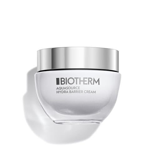 Biotherm Aquasource Hydra Barrier Cream Lightweight And FastAbsorbing Face Moisturizer for a Stronger Skin Barrier with Biotech Plankton BioCeramides and Hyaluronic Acid 17 FlOz - Image 1