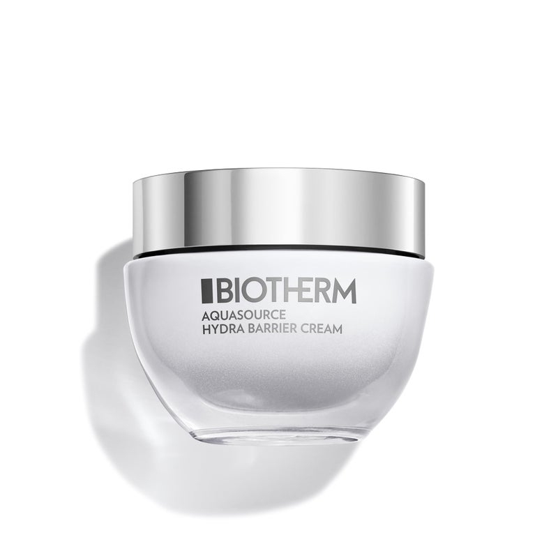 Biotherm Aquasource Hydra Barrier Cream Lightweight And FastAbsorbing Face Moisturizer for a Stronger Skin Barrier with Biotech Plankton BioCeramides and Hyaluronic Acid 17 FlOz - Image 2