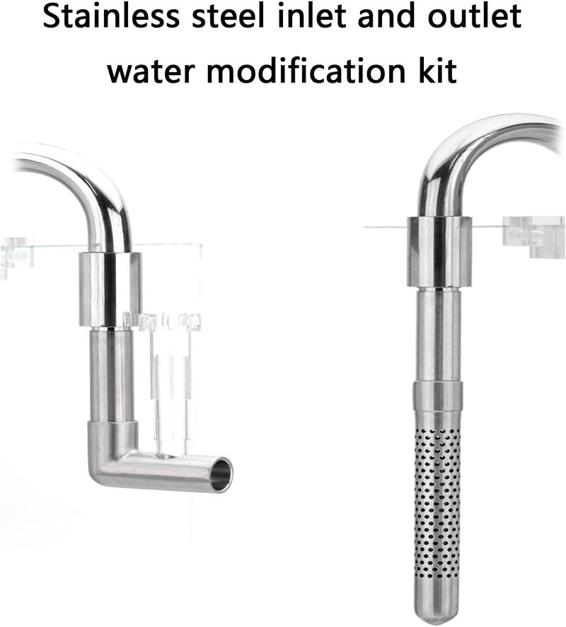Skimmer Pipe Inlet and Outlet to Keep Water from Oil Residues Practical Surfaces Skimmer Efficient Filter Accessor Fishtank Inlet Outlet - Image 2