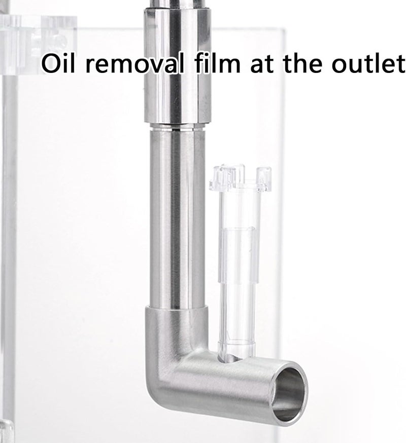 Skimmer Pipe Inlet and Outlet to Keep Water from Oil Residues Practical Surfaces Skimmer Efficient Filter Accessor Fishtank Inlet Outlet - Image 5