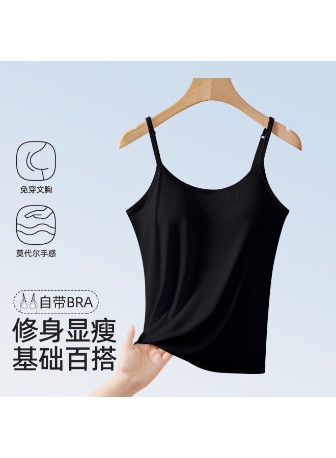 Top melon Padded Camisole For Women, Layering Tank Top, Can Be Worn Inside Or Outside - Image 4