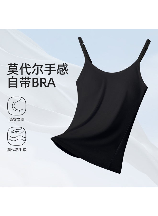 Top melon Padded Camisole For Women, Layering Tank Top, Can Be Worn Inside Or Outside - Image 3