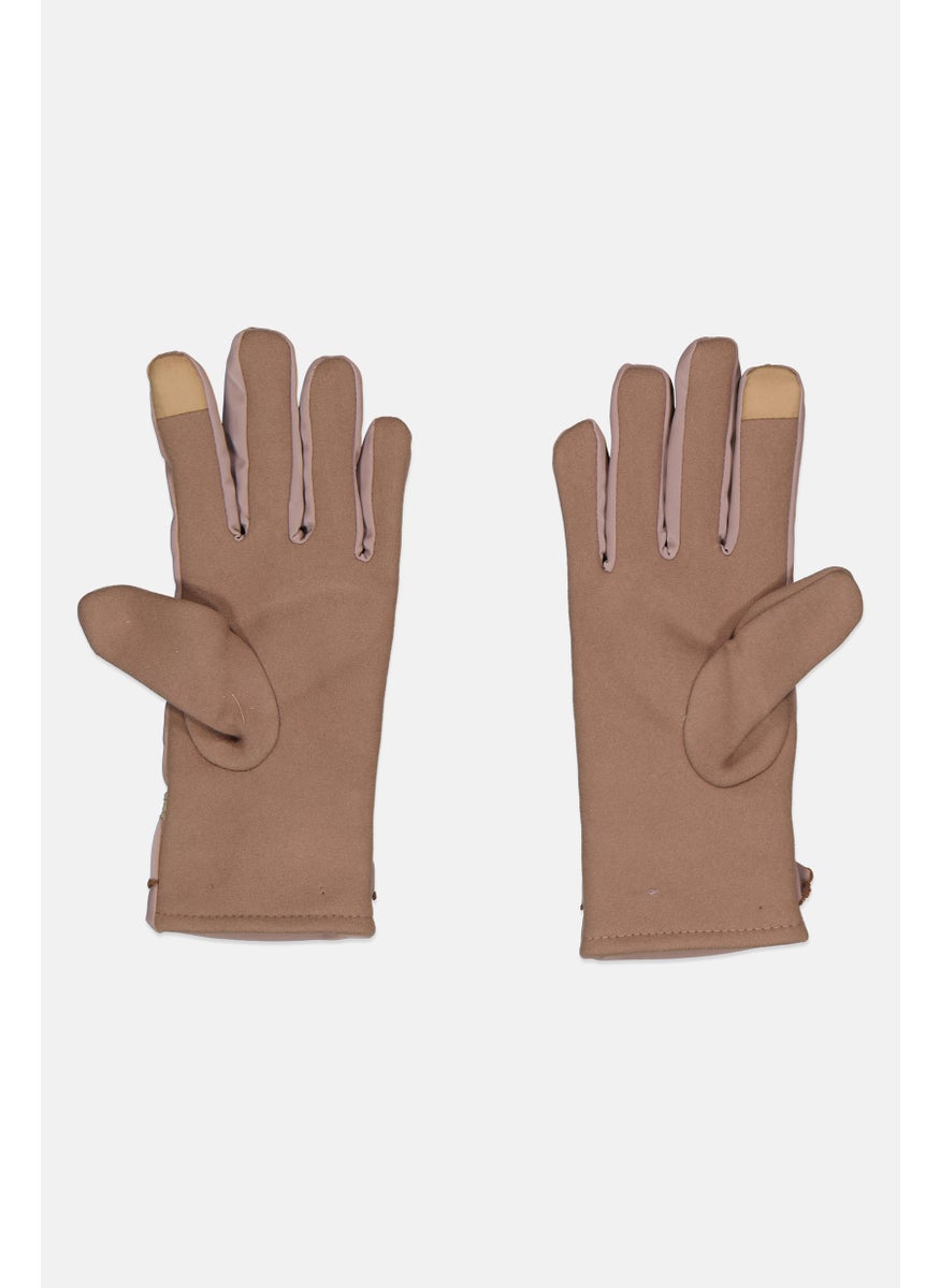Royal Deluxe - Women 1 Pair Textured Gloves, Mauve - Image 1