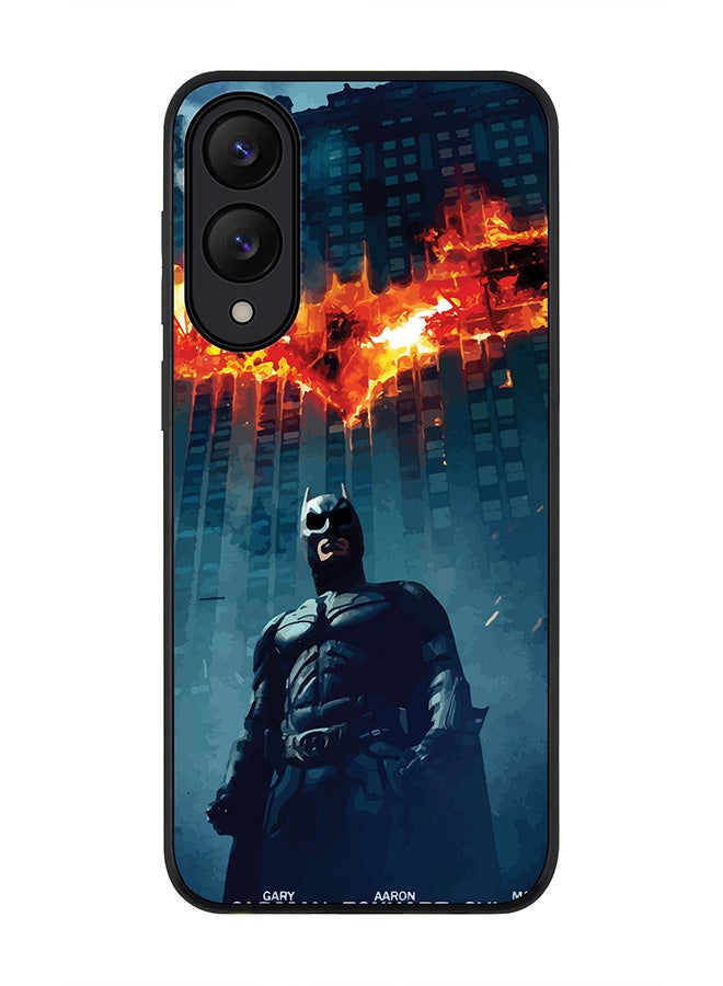 Stylizedd For Samsung Galaxy S25 Edge Case,Slim fit Camera Protection, Shockproof Thin Phone cover  - Burning Batman